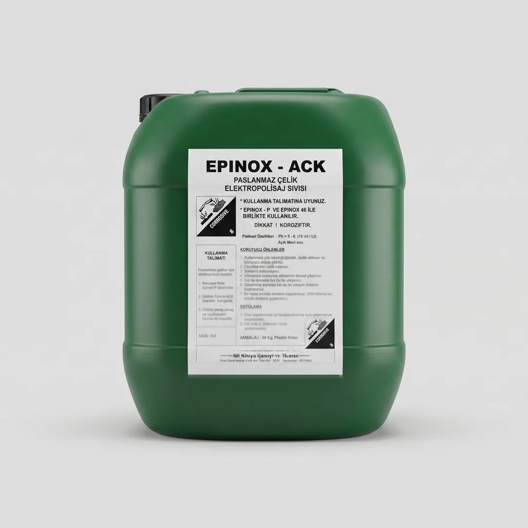 Epinoks ACK Elektropolisaj Sıvısı
