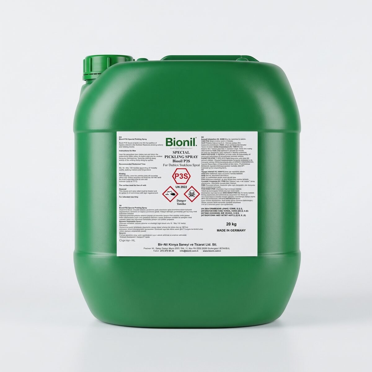 Bionil P3S Pickling Spray (Duplex)